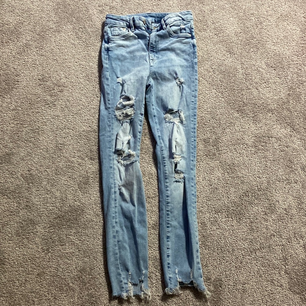 H&M Super Skinny High Waist Ankle Length Jeans